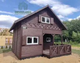 Fabian IV – drewniany domek letniskowy 35m², idealny na działki rekreacyjne