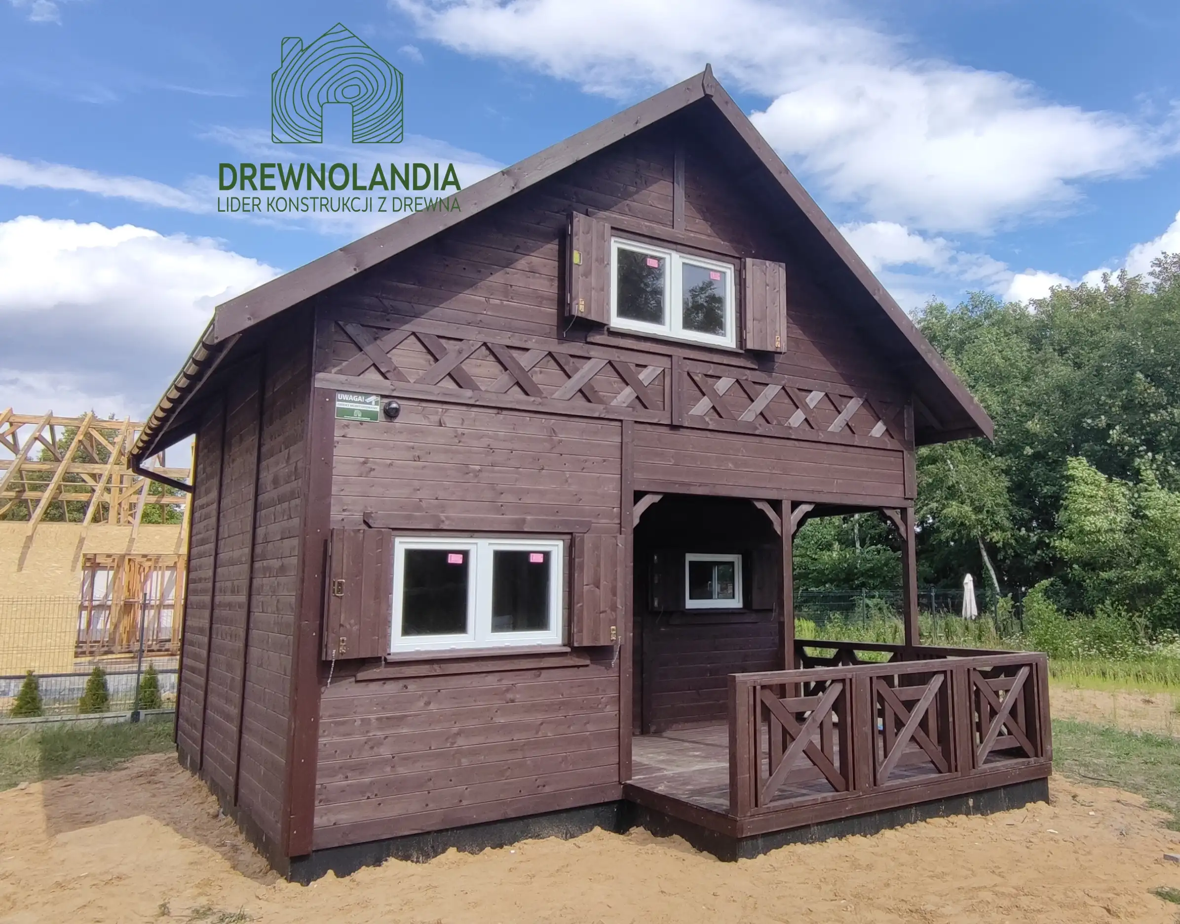 Fabian IV – drewniany domek letniskowy 35m², idealny na działki rekreacyjne