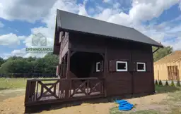 Drewnolandia Fabian IV – domek letniskowy 35m² z funkcjonalną antresolą