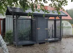 Drewutnia Dagmara - 7x1m, z magazynkiem narzędziowym  - zdjęcie 8