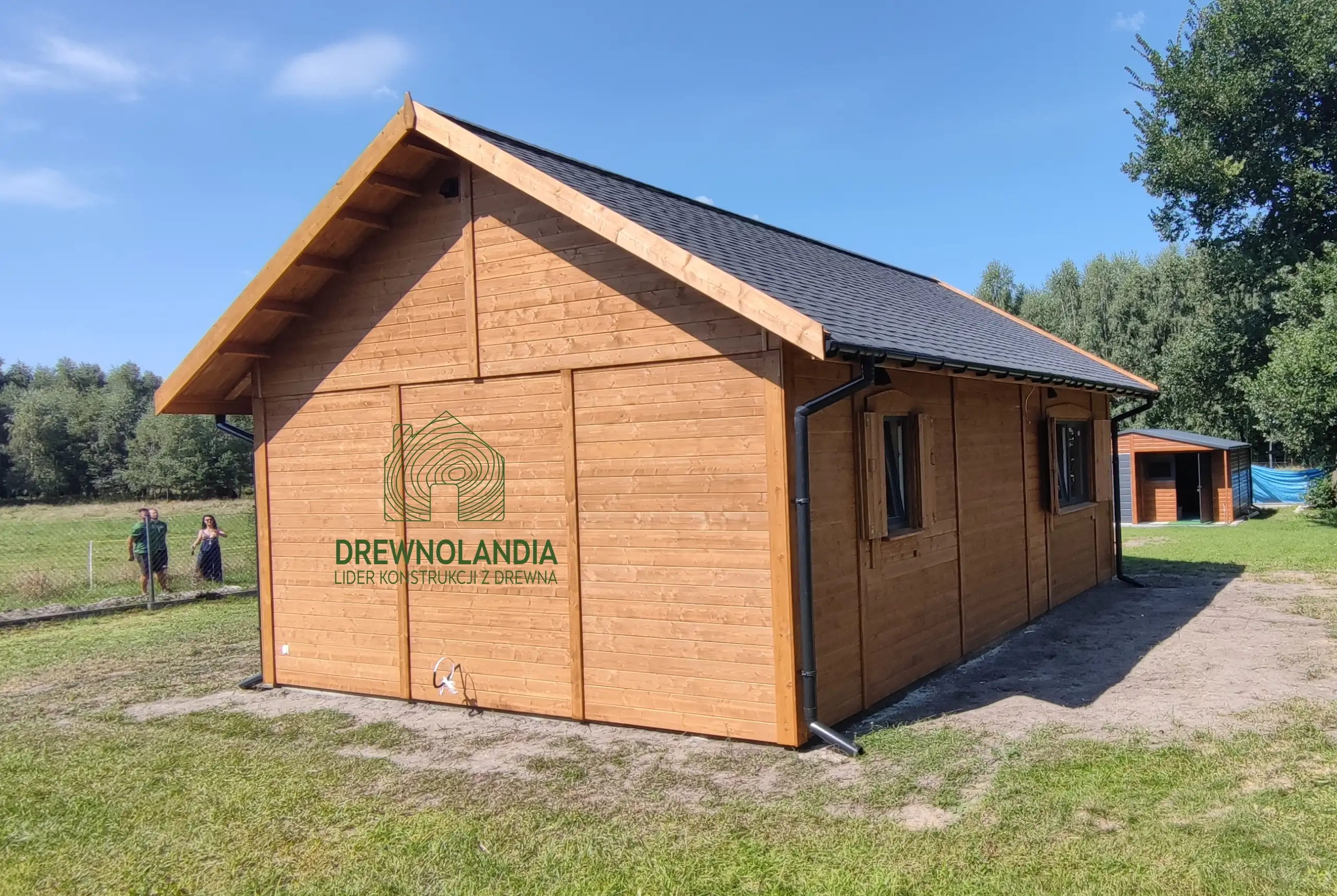 Drewniany domek rekreacyjny całoroczny CRK5 - 54 m²