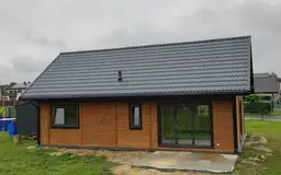 CRK1 – domek całoroczny, rekreacyjny, przestronny taras, Drewnolandia