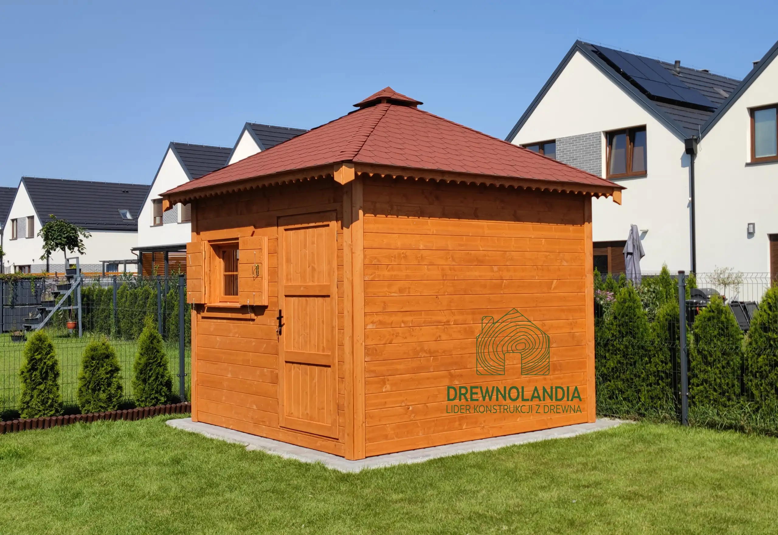 Domek gospodarczy z drewna Filip - 3x3m 