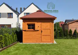 Drewniany domek narzędziowy Filip 3x3 m, wykonany z wysokiej jakości drewna