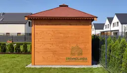 Gospodarczy domek ogrodowy Filip, drewniana konstrukcja 3x3 m