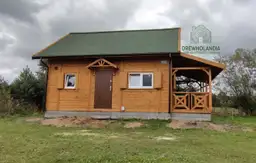 Rekreacyjny domek CRP2 – całoroczny z tarasem, idealny na działkę