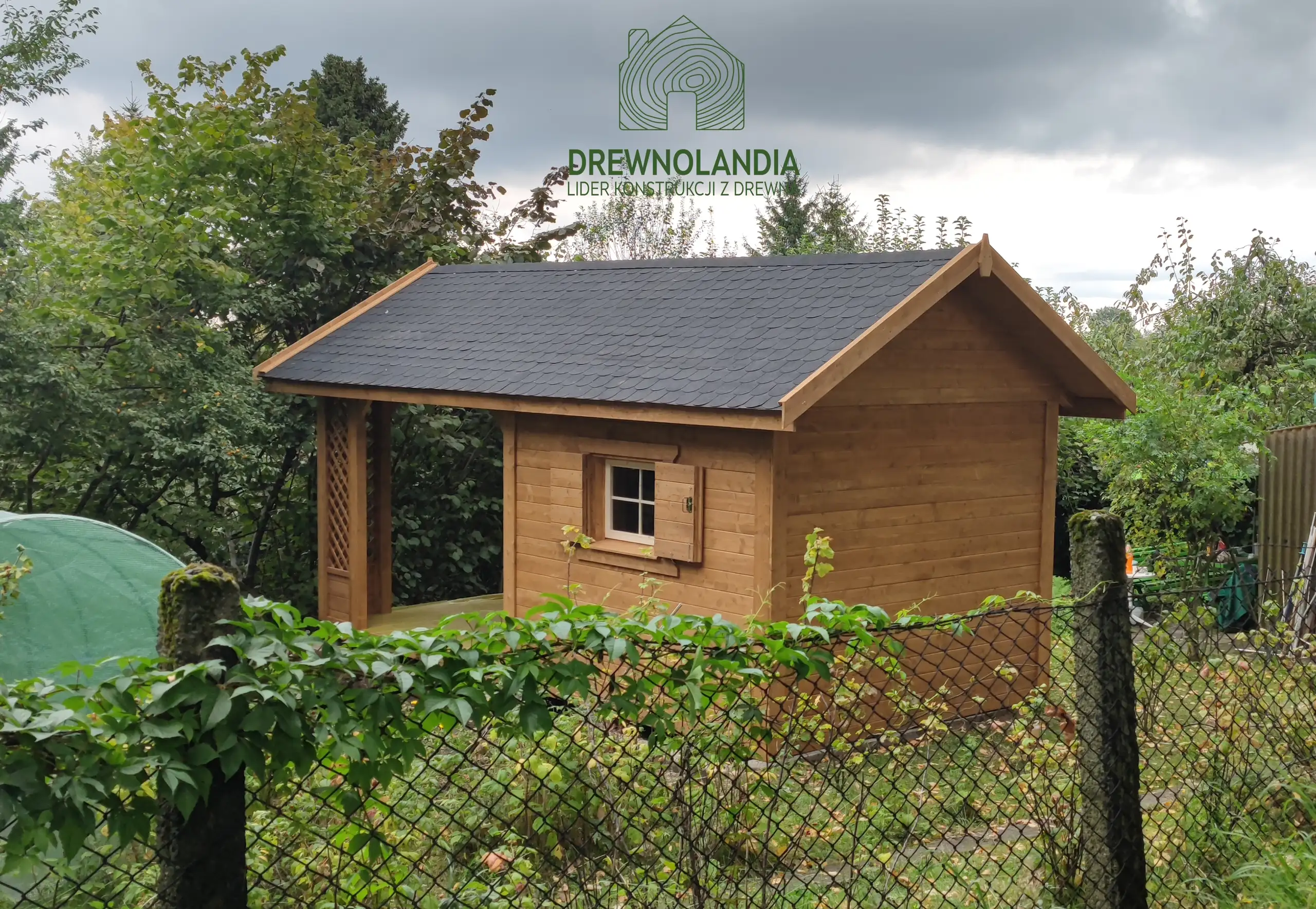 Domek z drewna Adrian - 6x3m