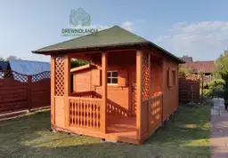 Domek letniskowy "Andrzej" z tarasem, 15m², producent Drewnolandia