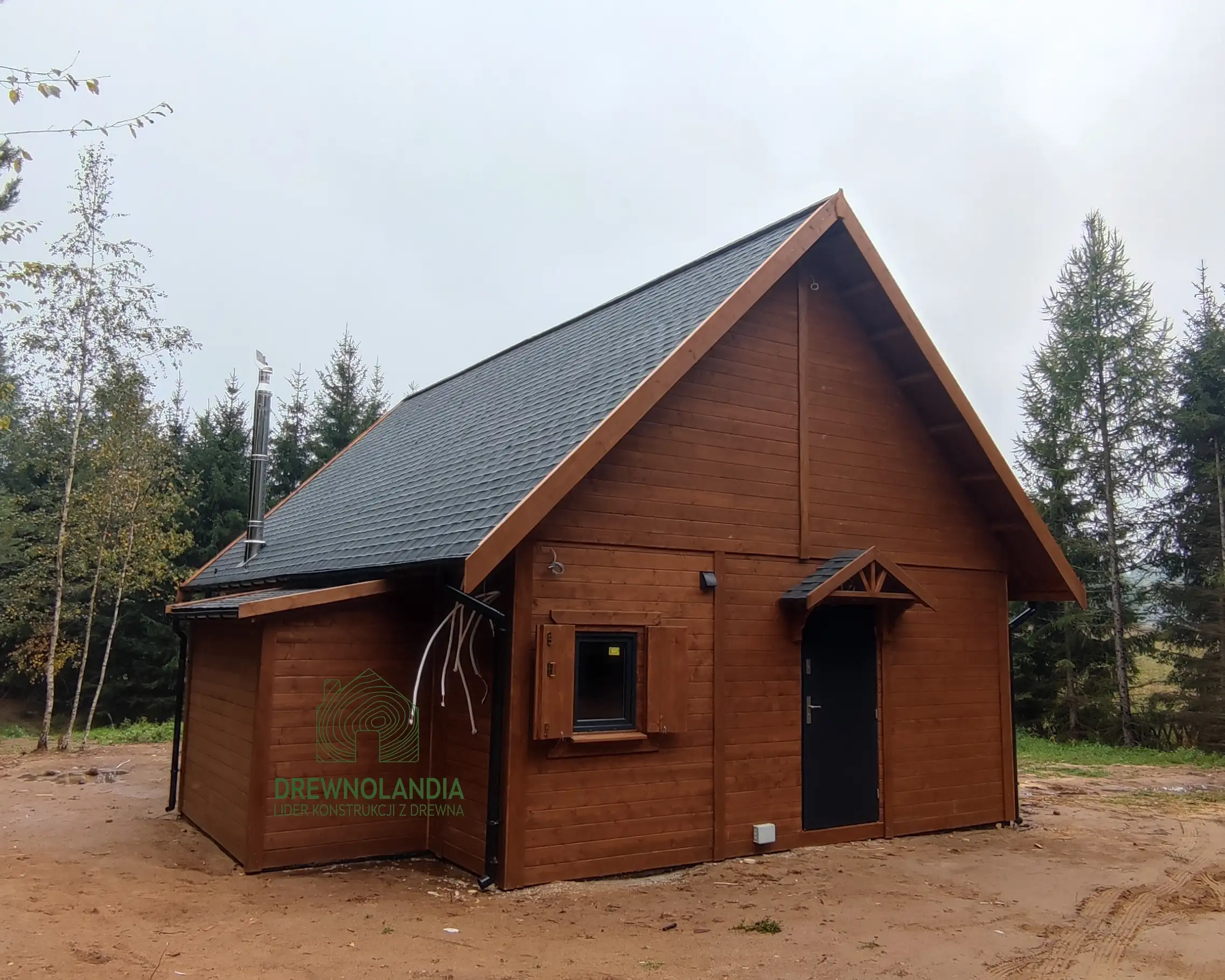 PROJEKT ARCHIWALNY - Domek rekreacyjny całoroczny CRK9 – 51 m²