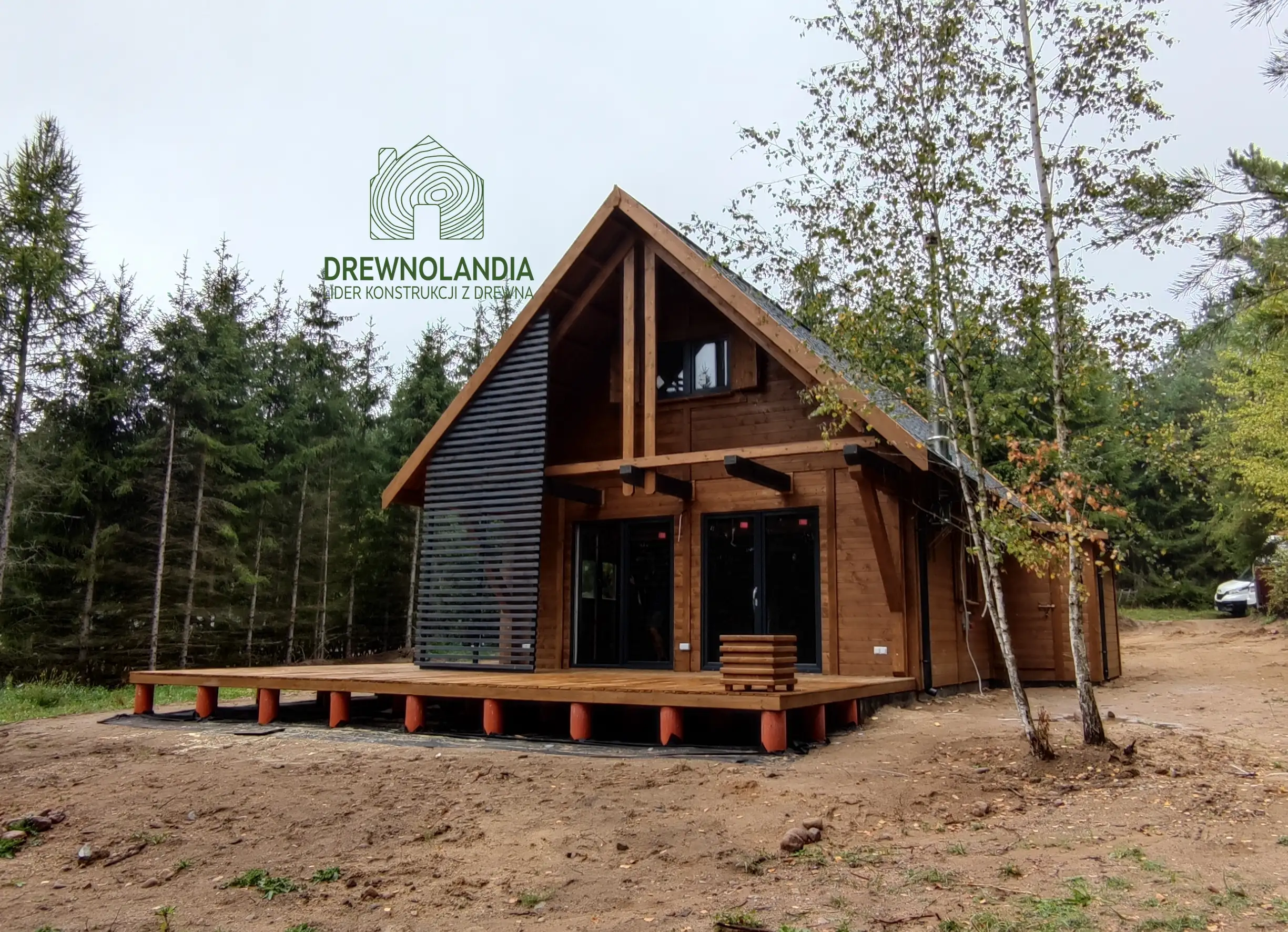 PROJEKT ARCHIWALNY - Domek rekreacyjny całoroczny CRK9 – 51 m²