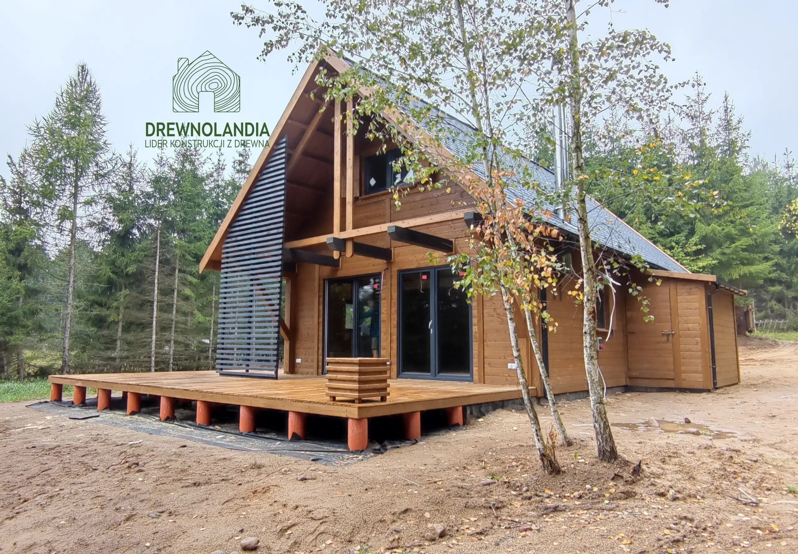 PROJEKT ARCHIWALNY - Domek rekreacyjny całoroczny CRK9 – 51 m²