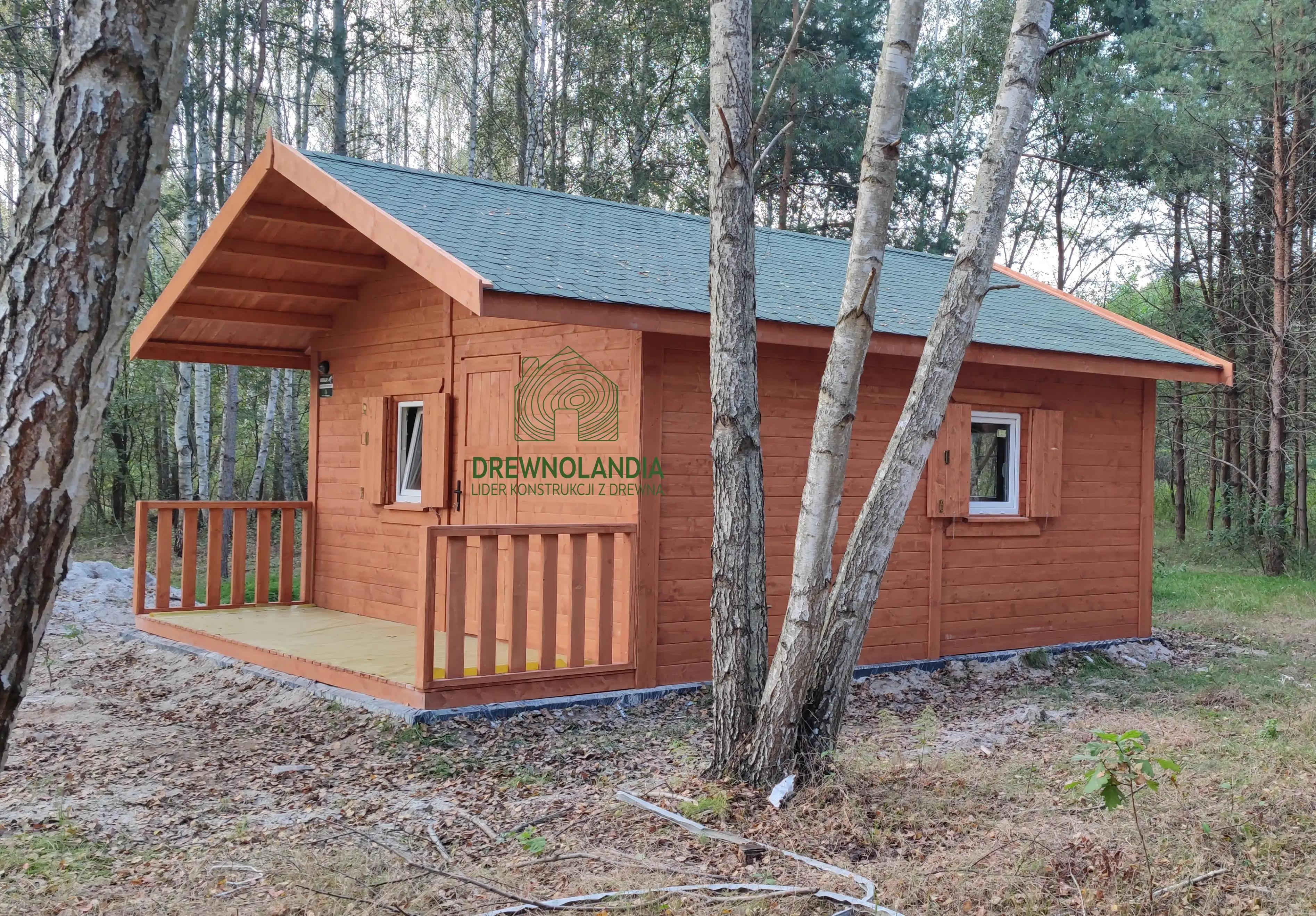 Domek SM-1 do samodzielnego montażu - widok elewacji