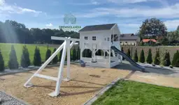 Domek ogrodowy Dla Dzieci Lolek - 2,8x2m z huśtawką  - zdjęcie 17