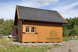 Wiktor IV, domek letniskowy o powierzchni 35m², Drewnolandia, drewniany