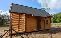 Całoroczny domek rekreacyjny CRA6 – z antresolą i tarasem dla maksymalnego komfortu