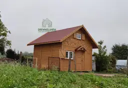 Drewniany domek Wiktor II na działkę, wymiary 5x5 m, z antresolą