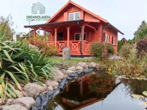 Marcel IV – domek letniskowy z antresolą i przestronnym tarasem