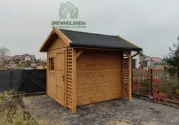 Domek gospodarczy z drewna Bonifacy - 3x2,5m  - zdjęcie 12