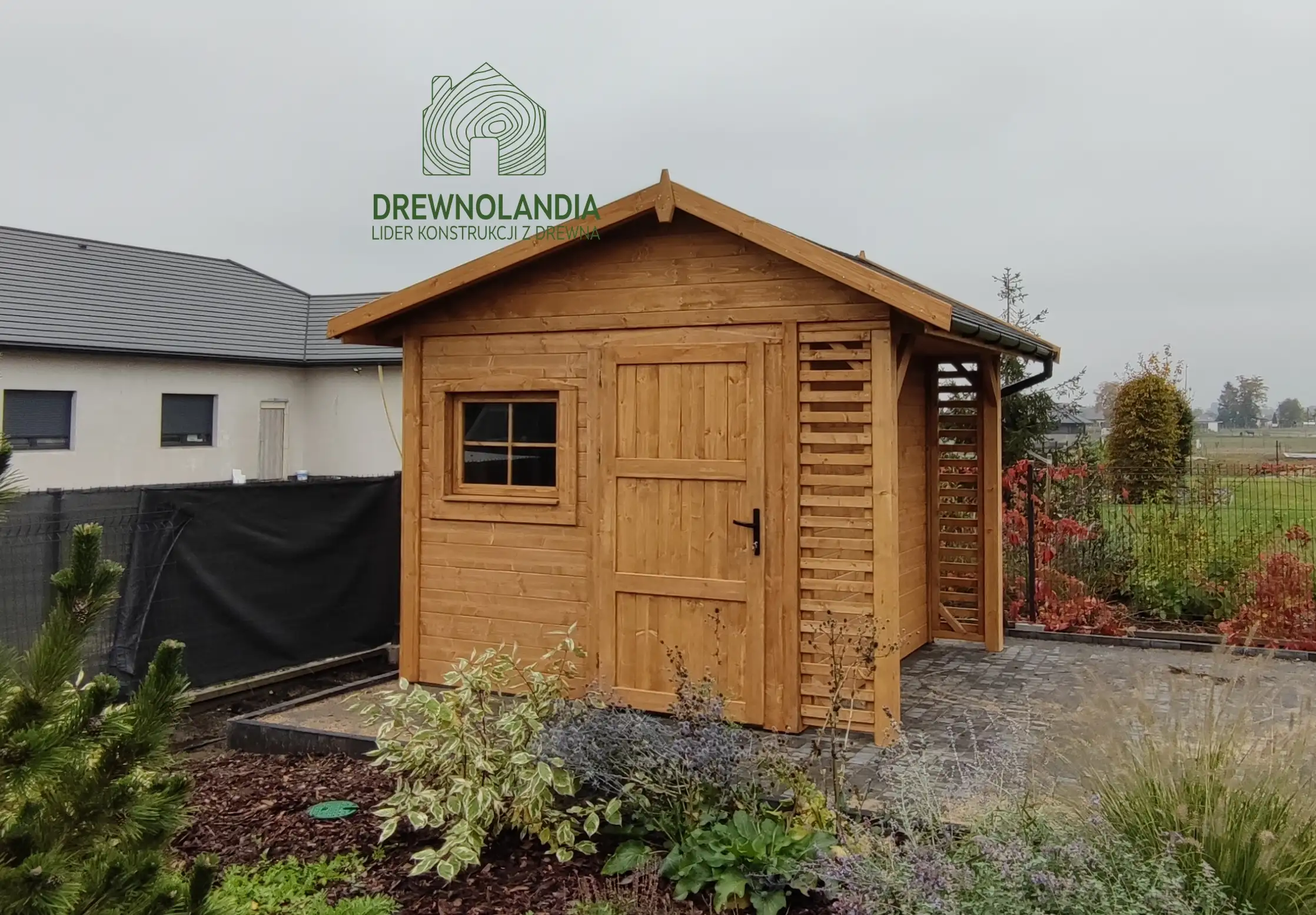 Domek gospodarczy z drewna Bonifacy - 3x2,5m 