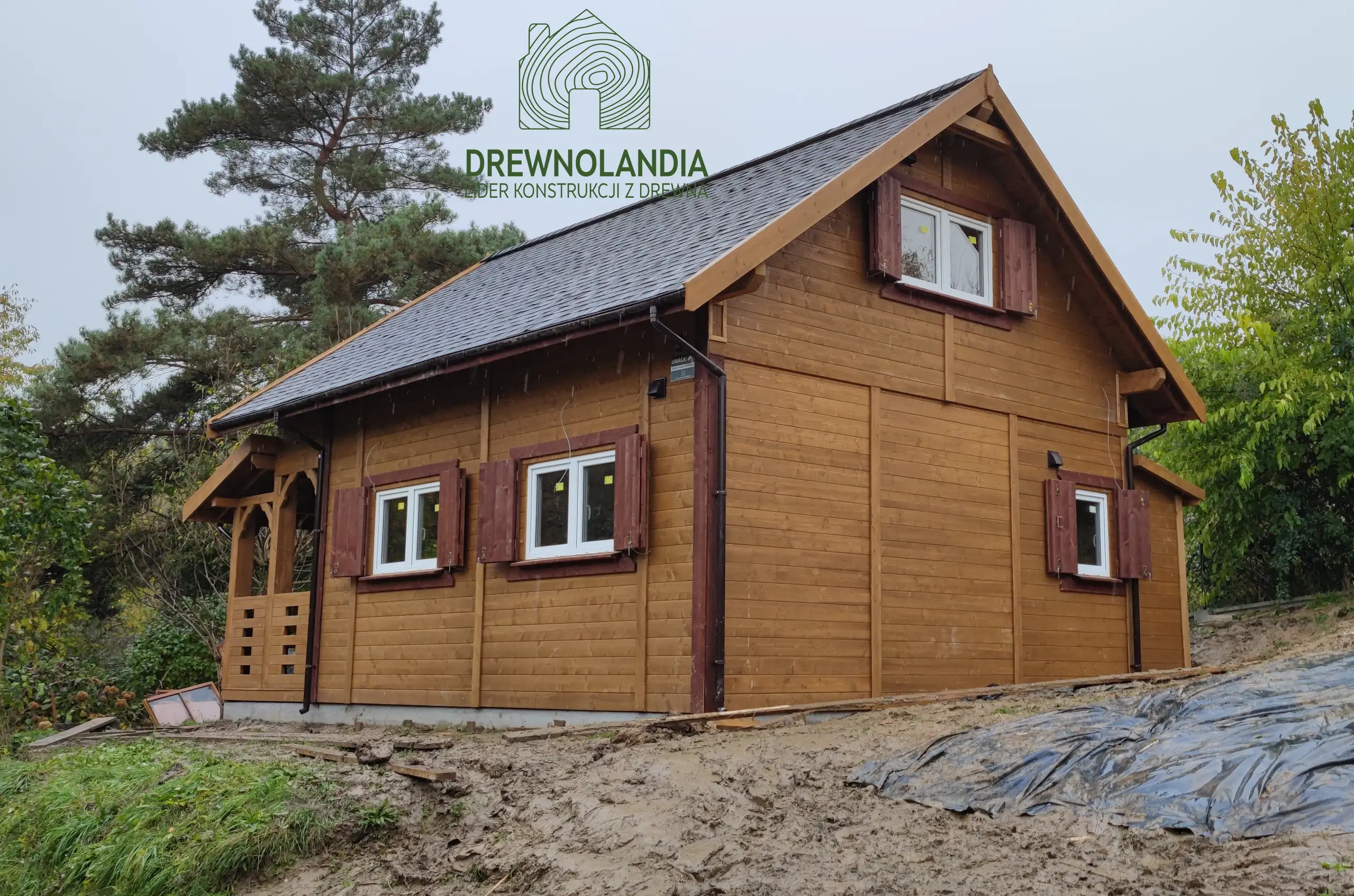 Domek Dawid 6m x 5,5m + taras 5m x 3,2m