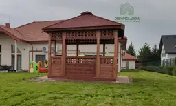 Daniela – drewniana altanka ogrodowa – Drewnolandia – 3x3m