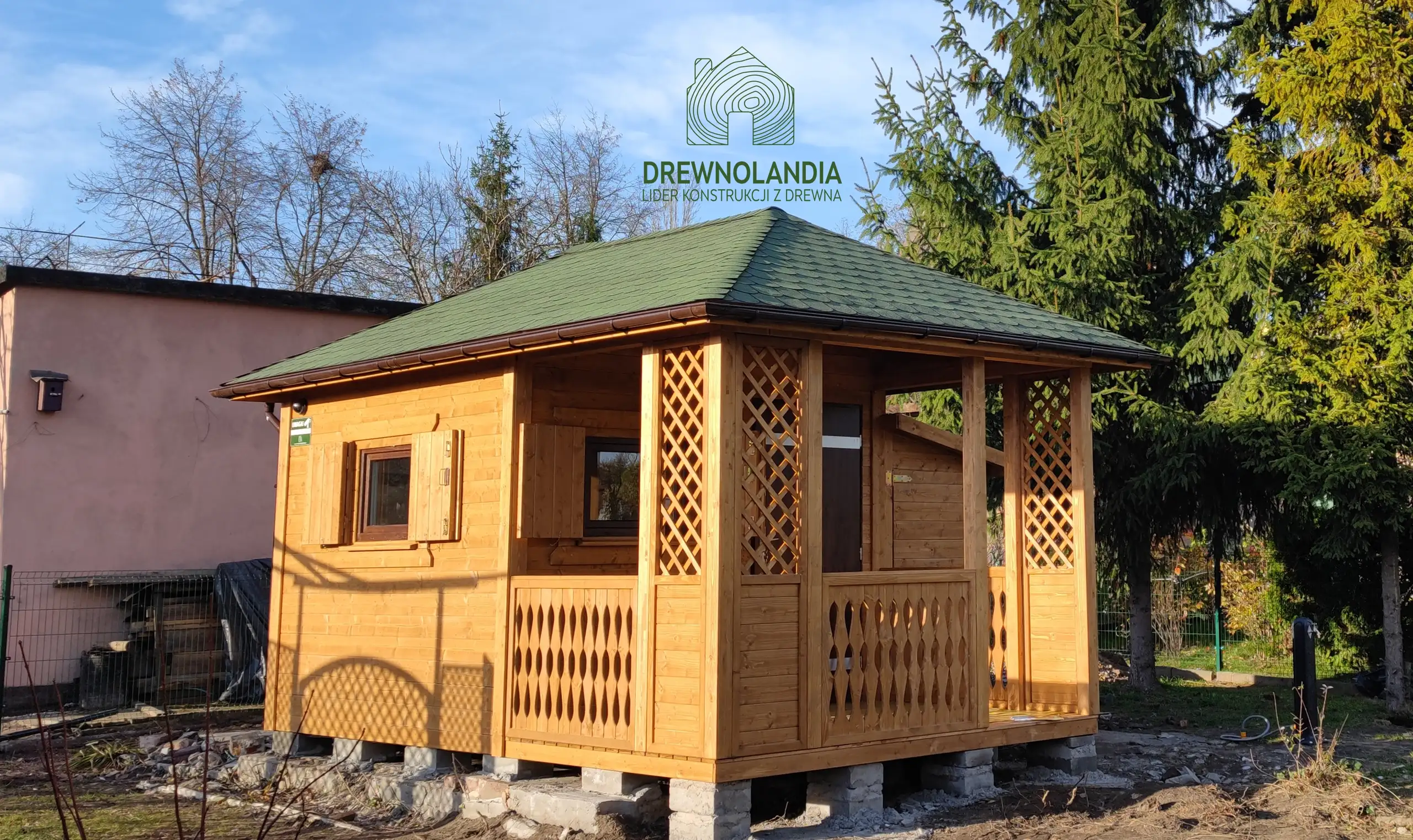 Letniskowy domek na działkę "Andrzej", wymiary 5x3m, 15m²