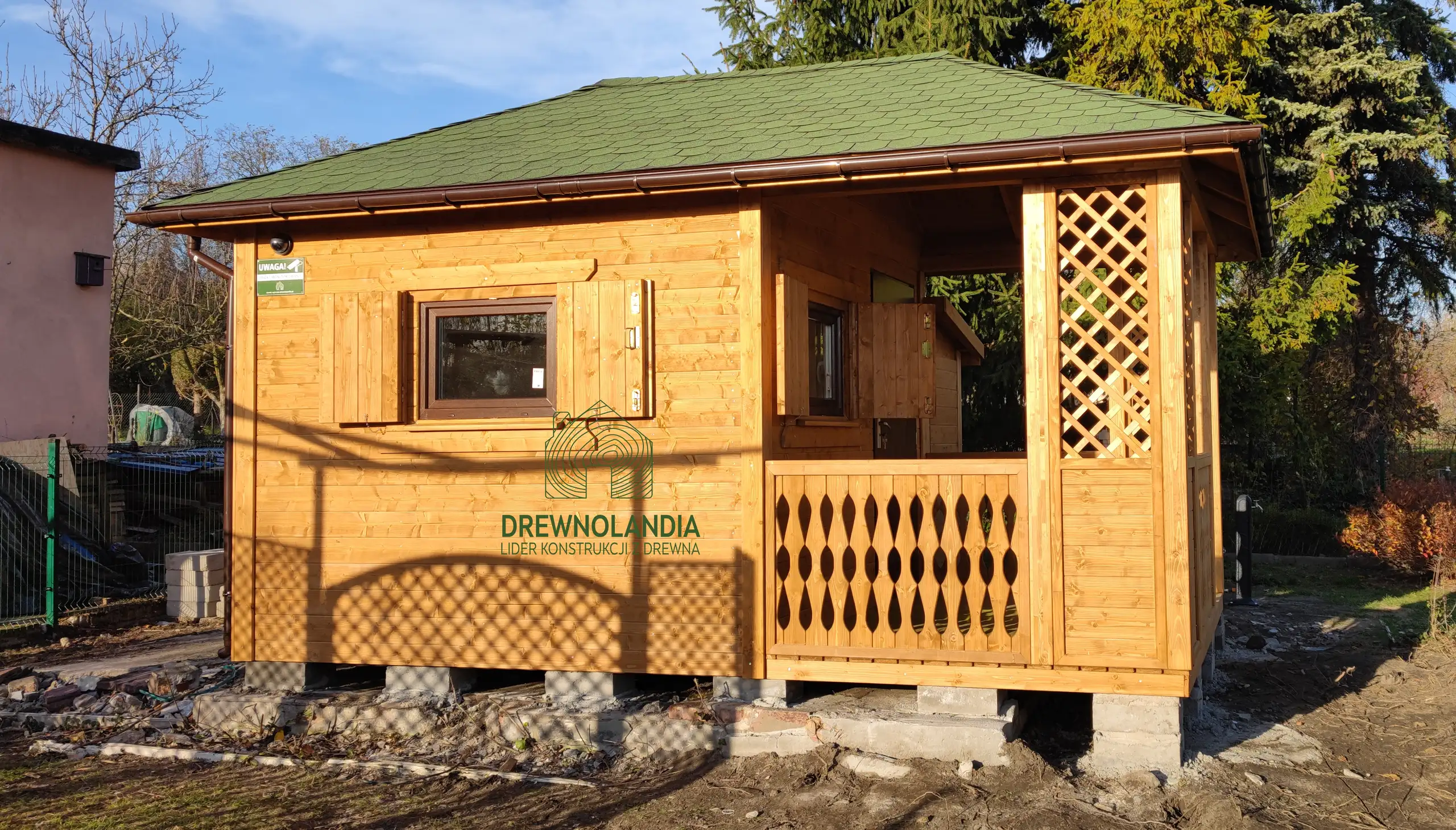 Drewnolandia - Domek letniskowy "Andrzej", 15m², wymiary 5x3m