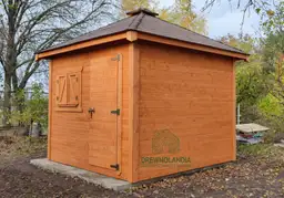 Domek narzędziowy Filip 3x3 m, powierzchnia 9 m², trwałe rozwiązanie do ogrodu