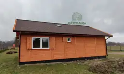 Rekreacyjny drewniany dom CRK17 – całoroczny projekt o powierzchni 66m²