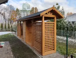 Drewutnia Dagmara - 7x1m, z magazynkiem narzędziowym  - zdjęcie 12