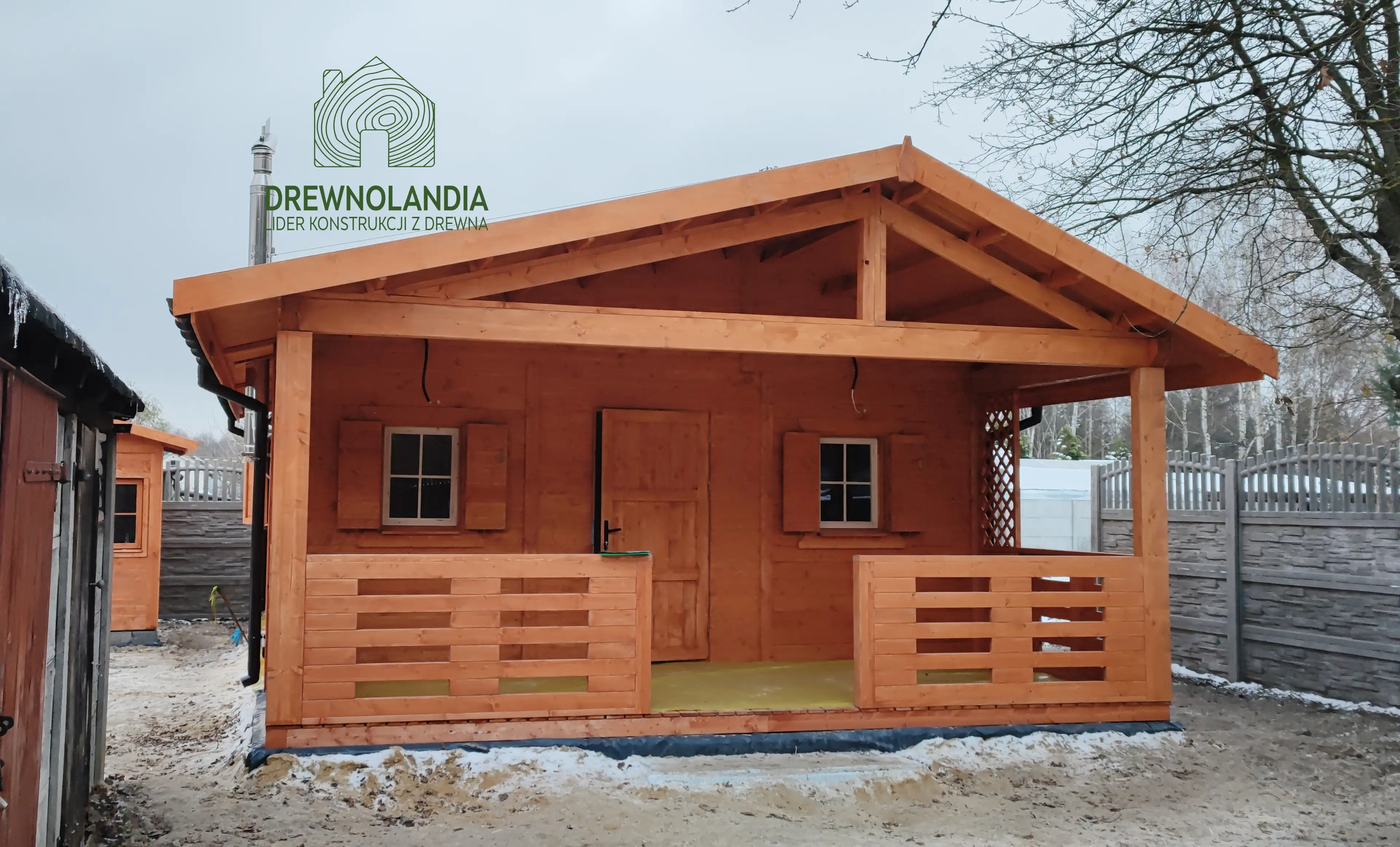 Norbert IV – nowoczesny drewniany domek letniskowy 35m² – idealny na działkę