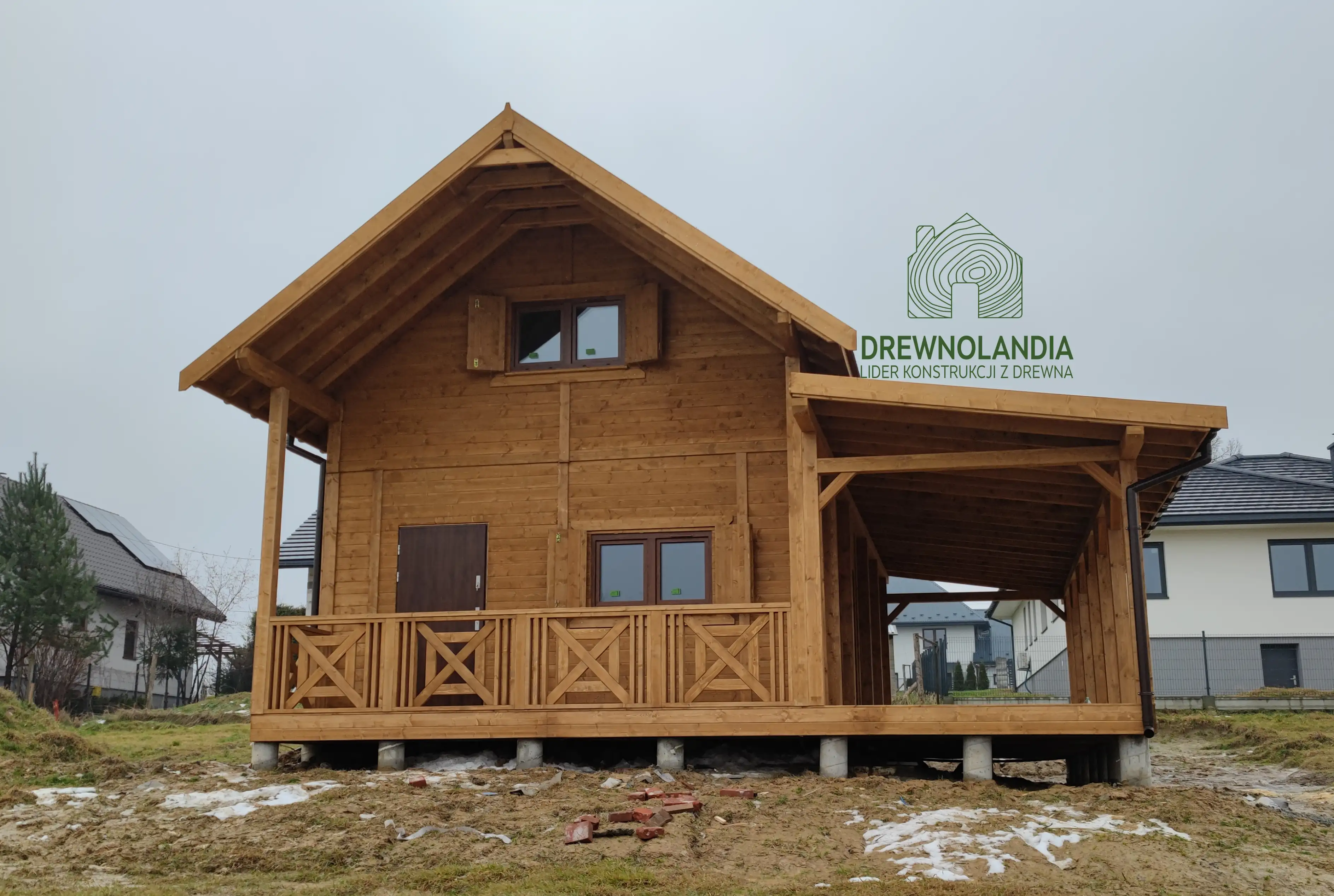 Domek CRK7 – rekreacyjny, przestronny parterowy domek z tarasem