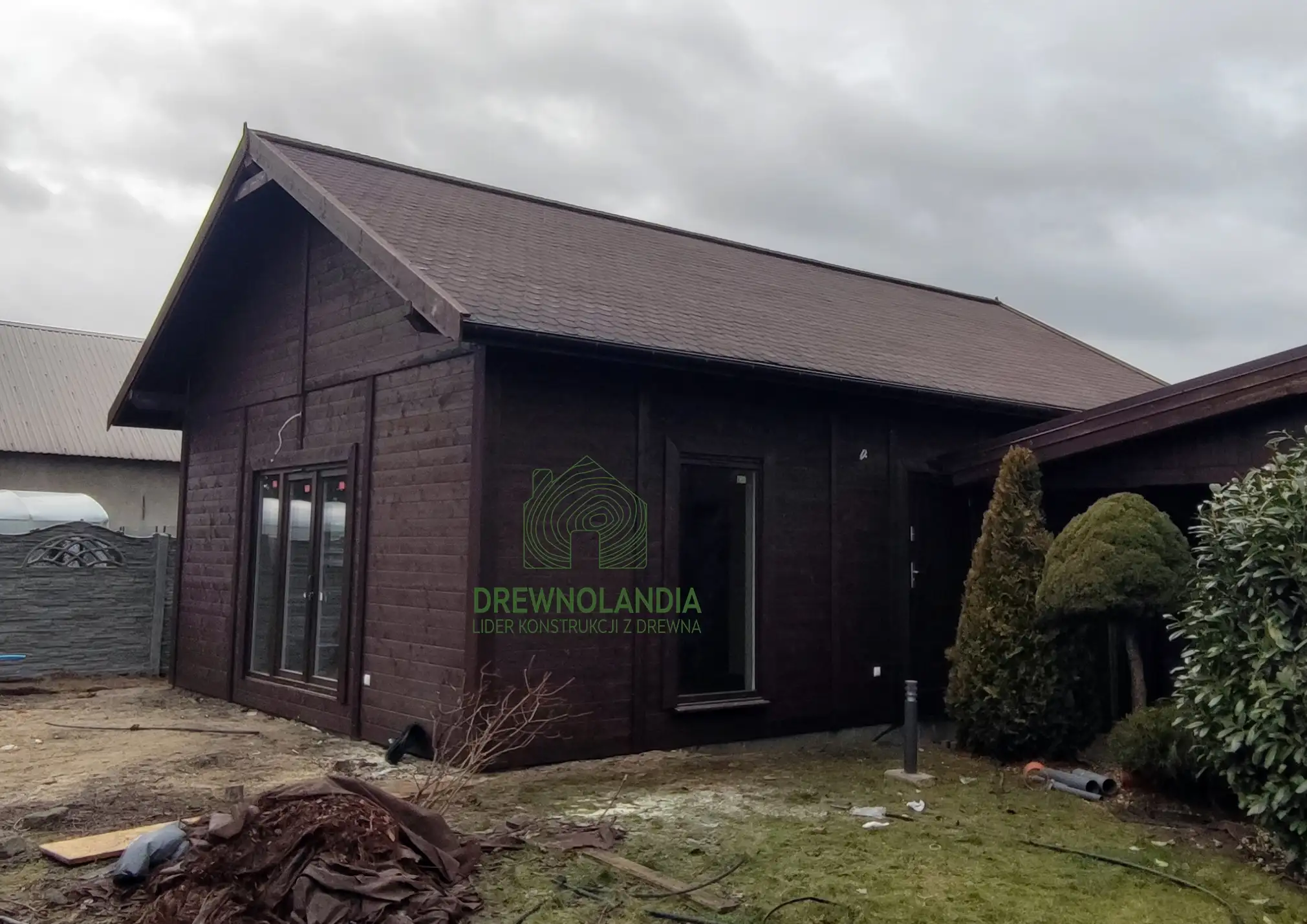 Dom mieszkalny całoroczny DREWNOLANDIA 1 CRK PLUS – 70 m² 