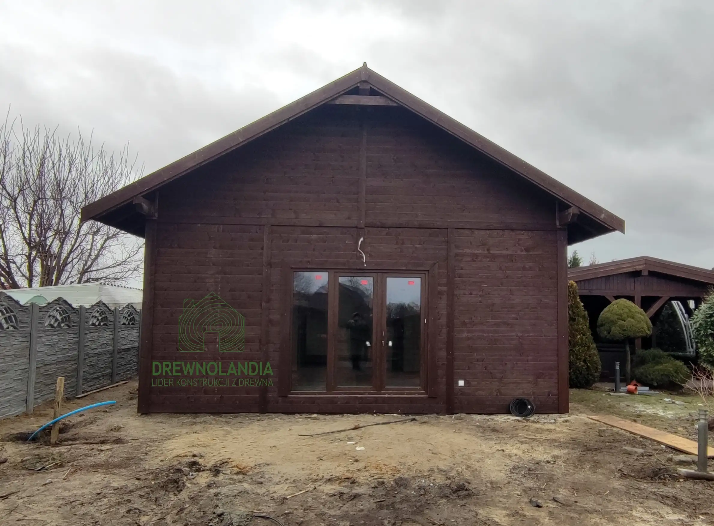 Dom mieszkalny całoroczny DREWNOLANDIA 1 CRK PLUS – 70 m² 