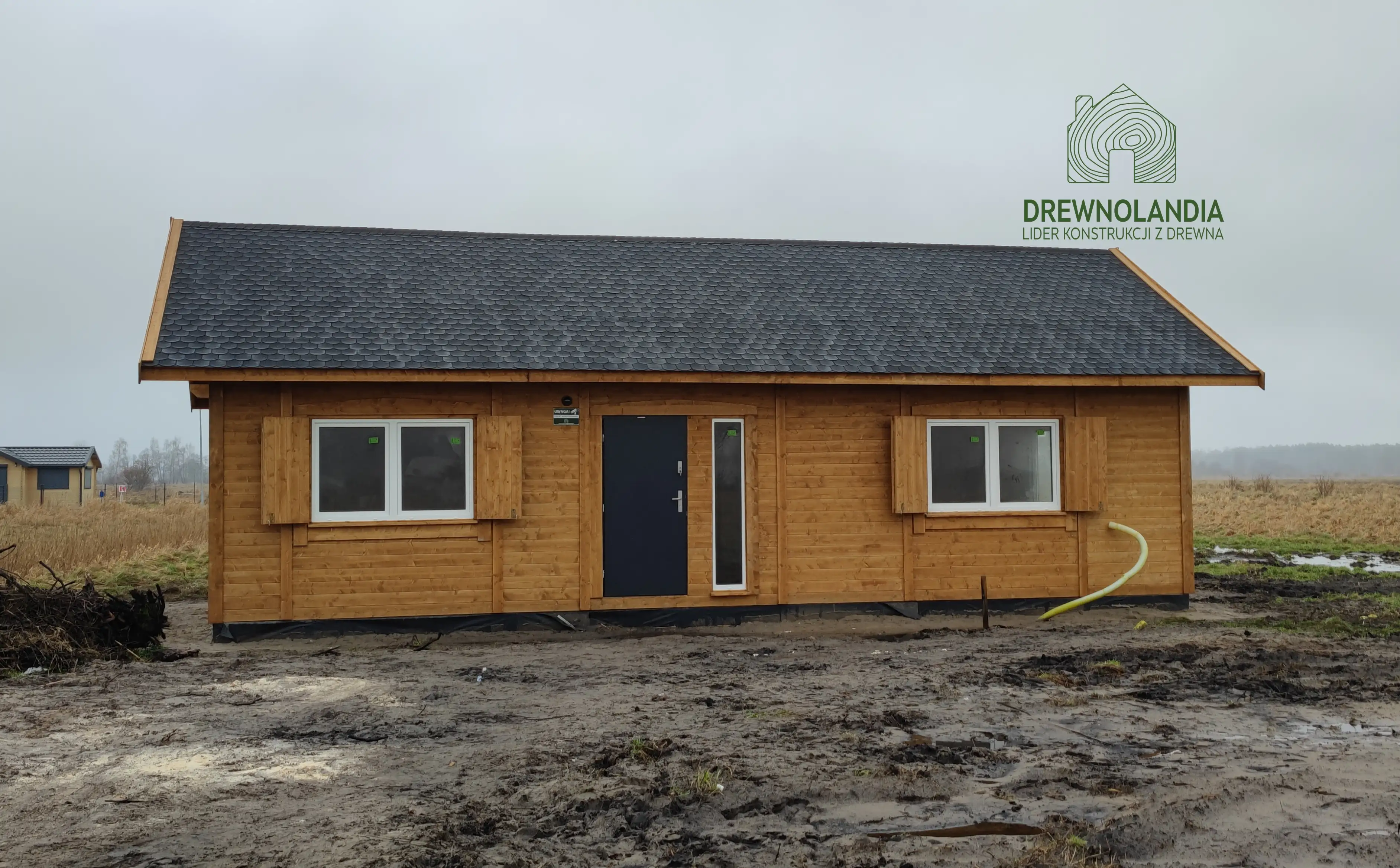 Antoni – parterowy, nowoczesny domek letniskowy 70 m², drewniany