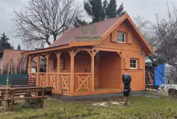 Domek Ogrodowy Mieszko I 4x5m + taras  boczny 1,5x5m - zdjęcie 16