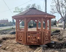 Drewniana altanka ogrodowa Eliza, stylowa konstrukcja do ogrodu