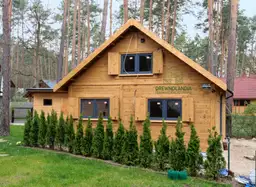 Letniskowy domek Wiktor IV, drewniany, powierzchnia 35m², idealny na działkę rekreacyjną