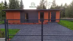 Marek – drewniany domek parterowy z werandą – 35m² – funkcjonalne i eleganckie rozwiązanie