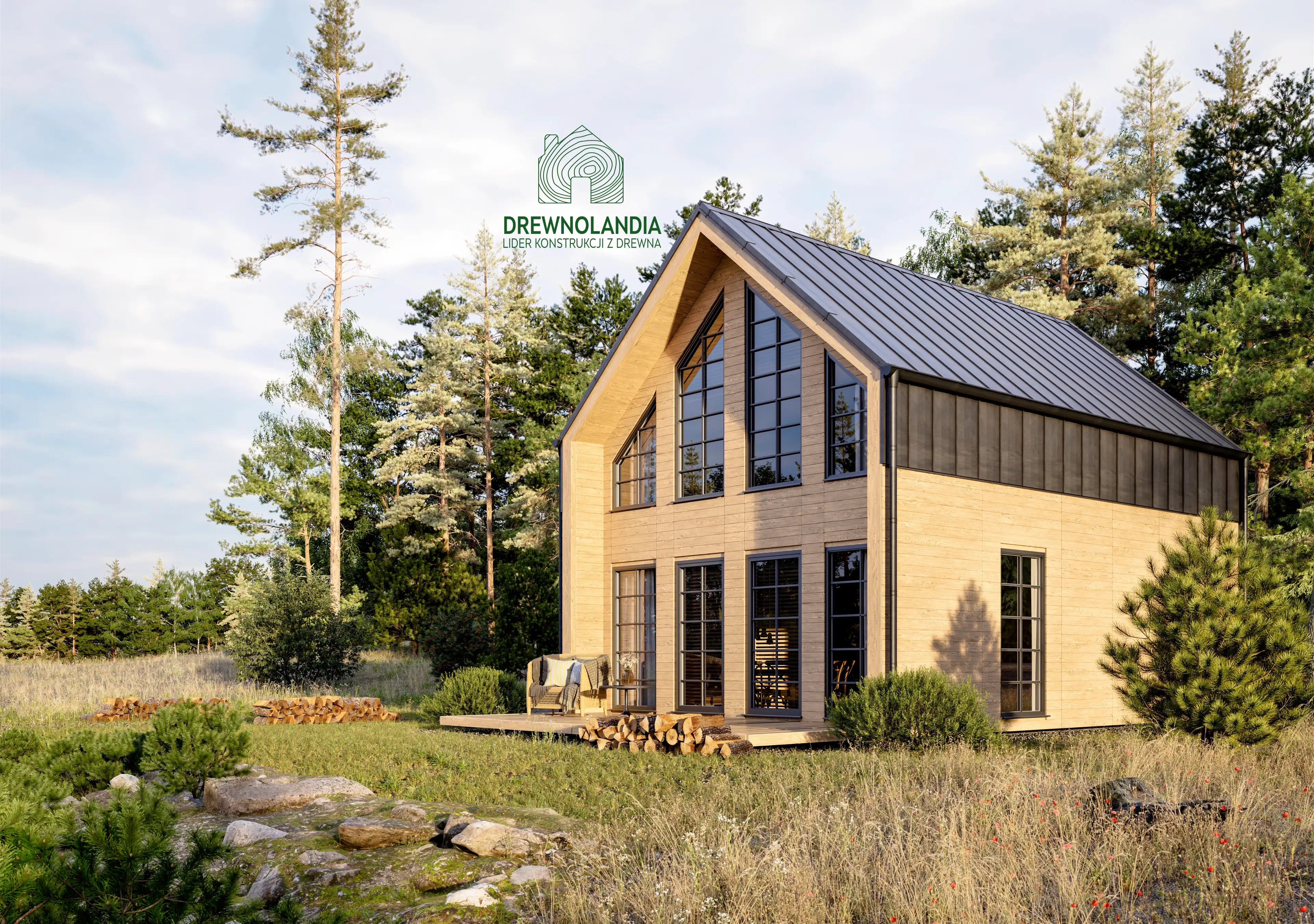 Nowoczesny dom mieszkalny CRK9 – drewniana stodoła