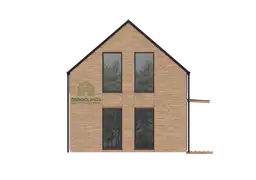 Drewniany dom mieszkalny CRK9 – wyjątkowy design