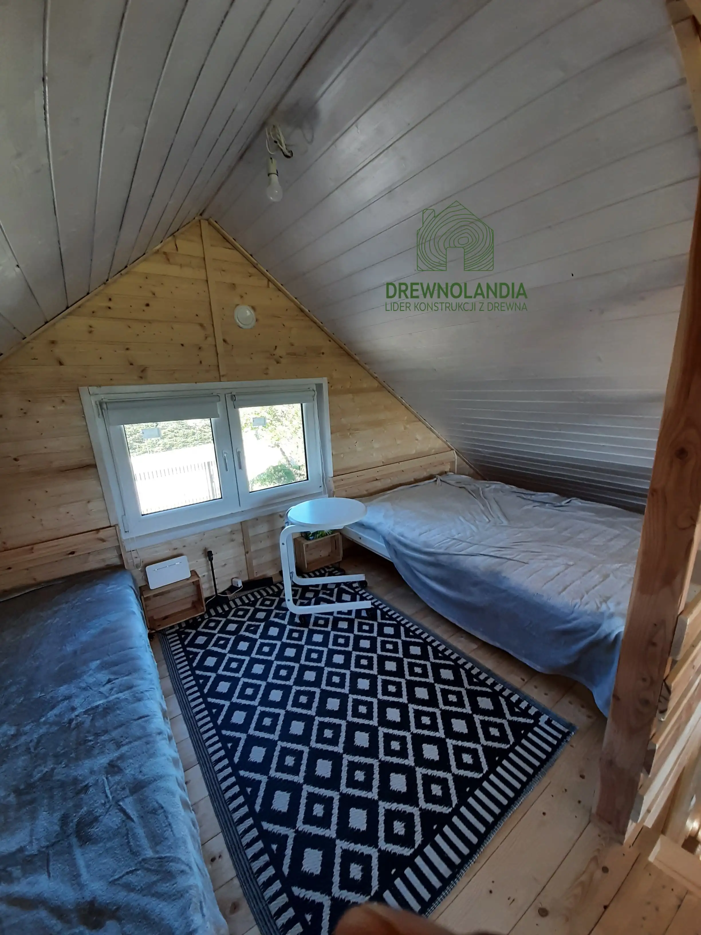 Domek całoroczny CRA6 PLUS – przestrzeń mieszkalna w drewnianym stylu