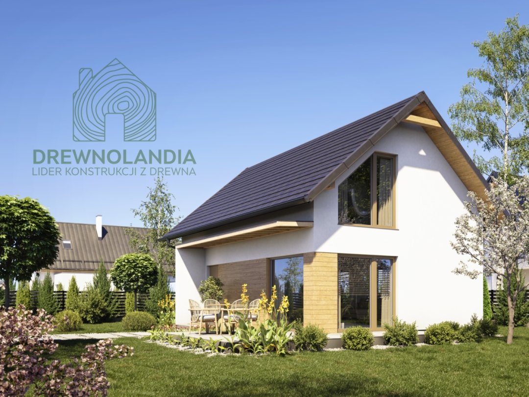 Drewnolandia V2 – całoroczny dom mieszkalny – projekt WT 2021
