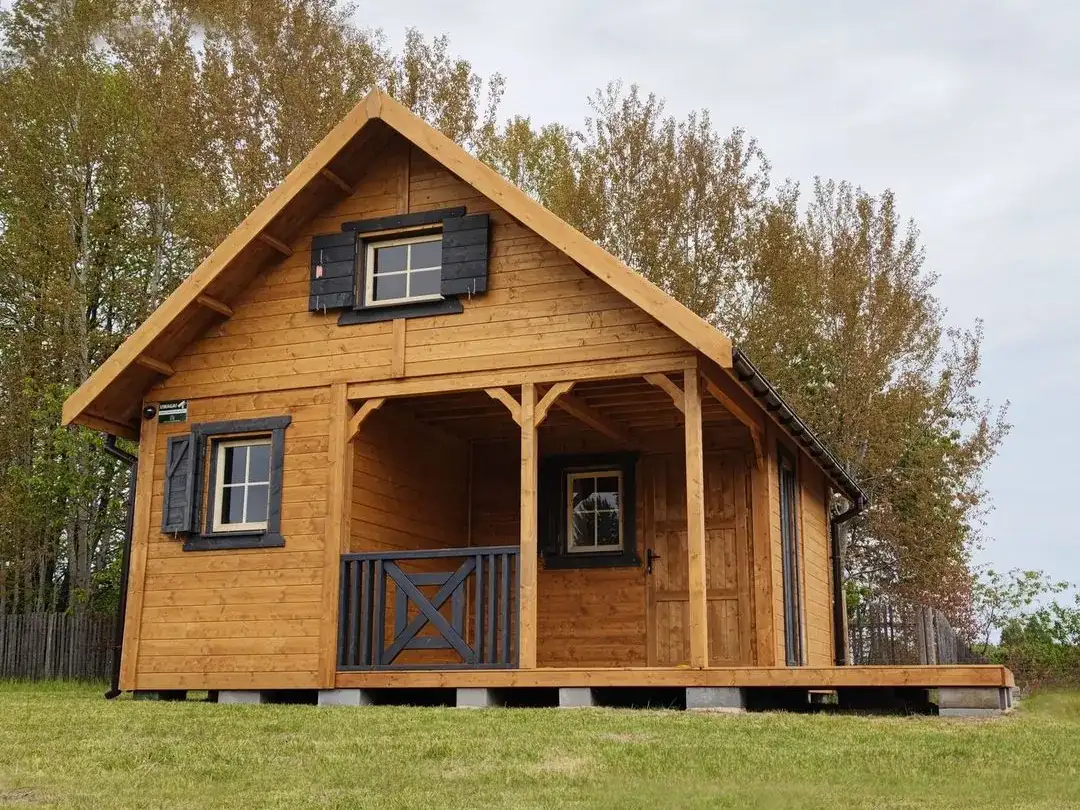 Letniskowy domek z drewna - Wiktor III, 30m²