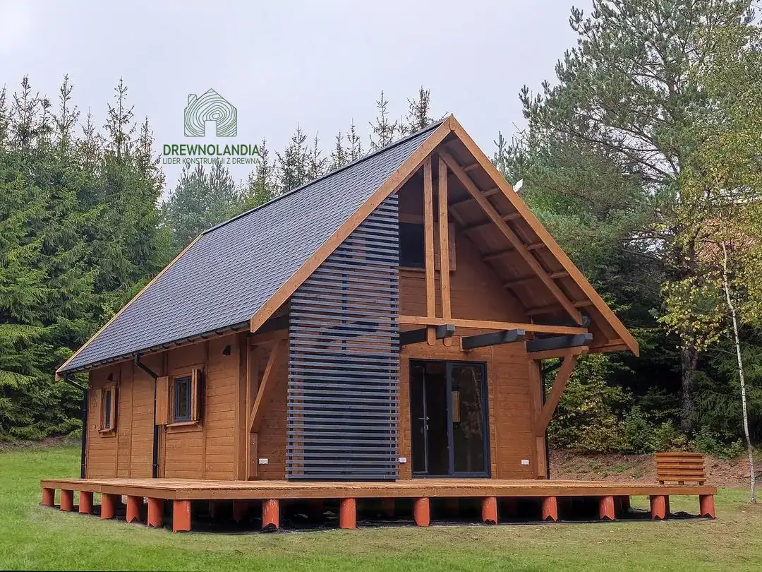 Domek rekreacyjny Leon III - stylowy i funkcjonalny, idealny na wypoczynek na działce