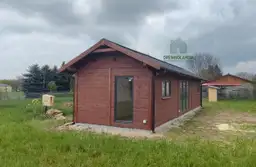 Drewniany domek CRK2 – projekt całoroczny o powierzchni 48 m²