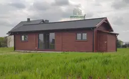 Parterowy domek CRK2 PLUS – drewniany, rekreacyjny dom całoroczny z nowoczesnym wykończeniem