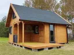 Domek Wiktor III – drewniany letniskowy, idealny na wakacje