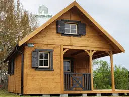 Wiktor III – domek letniskowy z tarasem, 30m²