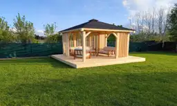 Altana ogrodowa z drewna Nela – idealne miejsce na relaks